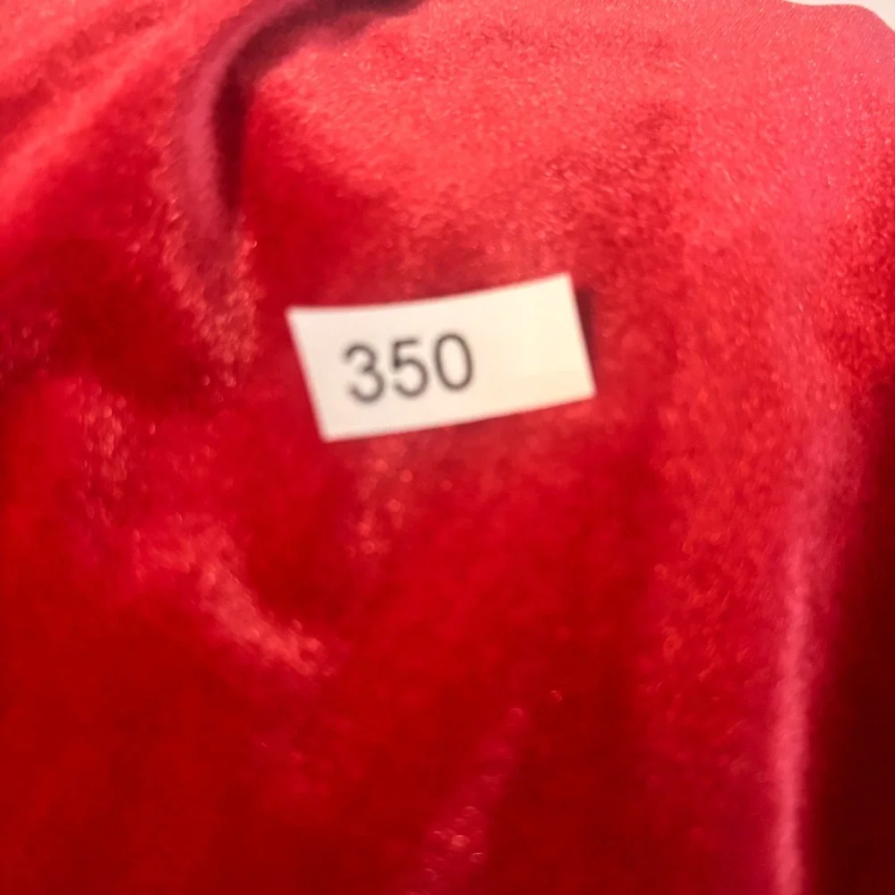Lane Bryant Red Velvet Wrap Midi Dress Pockets Long Sleeve Ruffle Hem 14/16